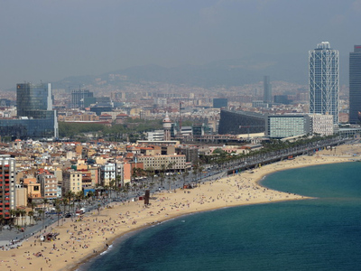 Vista aèria de Barcelona